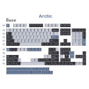 GMK Arctic 104+68 Cherry Profile ABS Doubleshot Keycaps Set for Cherry MX Mechanical Gaming Keyboard